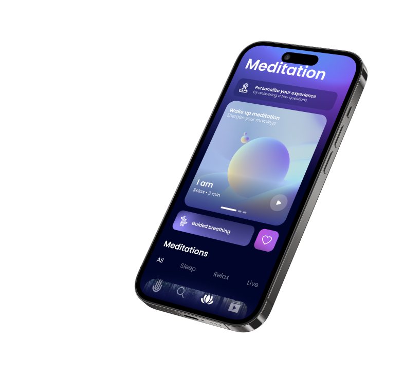 phone running harmonie app